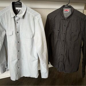 2 button down dress shirts. Medium. PD&C, all son
